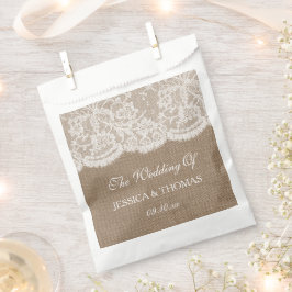 Het Collectie van de Bruglap en de Lace Wedding Bedankzakje