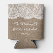 Het Collectie van de Bruglap en de Lace Wedding Blikjeskoeler (Voorkant)