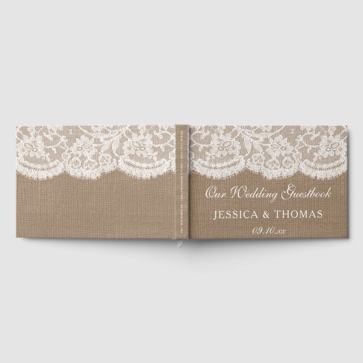 Het Collectie van de Bruglap en de Lace Wedding Gastenboek (Volledig)