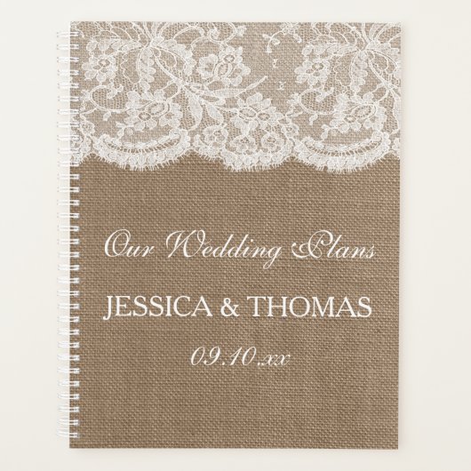 Het Collectie van de Bruglap en de Lace Wedding Planner (Voorkant)