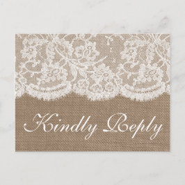 Het Collectie van de Bruglap en de Lace Wedding RS Uitnodiging Briefkaart