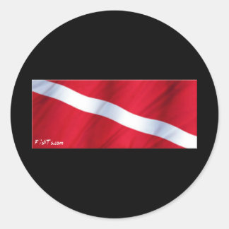 Het Collectie van de Drijvende Vlag Ronde Sticker