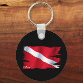 Het Collectie van de Drijvende Vlag Sleutelhanger (Voorkant)