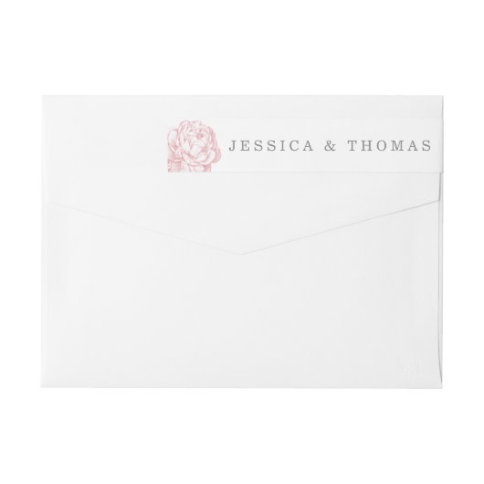 Het  Collectie van de Florale bruiloft van Peony (Achterkant)