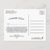 Het Collectie van de Florale bruiloft van Peony Aankondigingskaart (Achterkant)