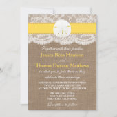 Het Collectie van de gele zanddollaire strand Kaart (Voorkant)