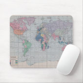 Het Collectie van de  kaart van de Oude Wereld Muismat (Met muis)