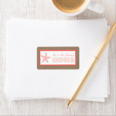 Het Collectie van de Koraalrivierbeugel Etiket (Insitu)