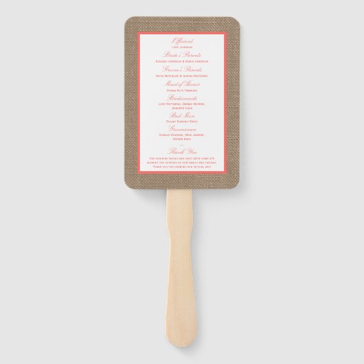 Het Collectie van de Koraalrivierbeugel Handwaaier (Achterkant)