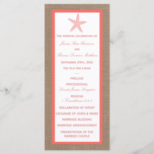 Het Collectie van de Koraalrivierbeugel Programmakaart (Voorkant)