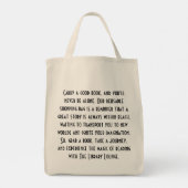 Het Collectie van de Lounge van de Bibliotheek: Ca Tote Bag (Achterkant)