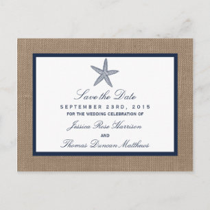 Het Collectie van de marineslankerende strandbruil Aankondigingskaart