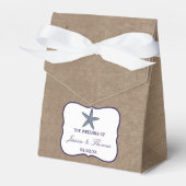 Het Collectie van de marineslankerende strandbruil Bedankdoosjes (Voorkant Zijde)