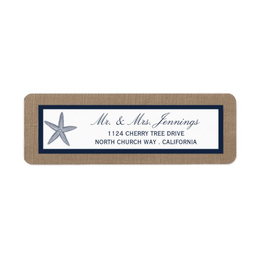 Het Collectie van de marineslankerende strandbruil Etiket (Voorkant)