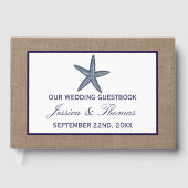 Het Collectie van de marineslankerende strandbruil Gastenboek (Voorkant)