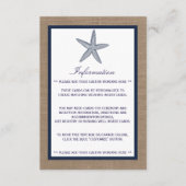 Het Collectie van de marineslankerende strandbruil Informatiekaartje (Voorkant)