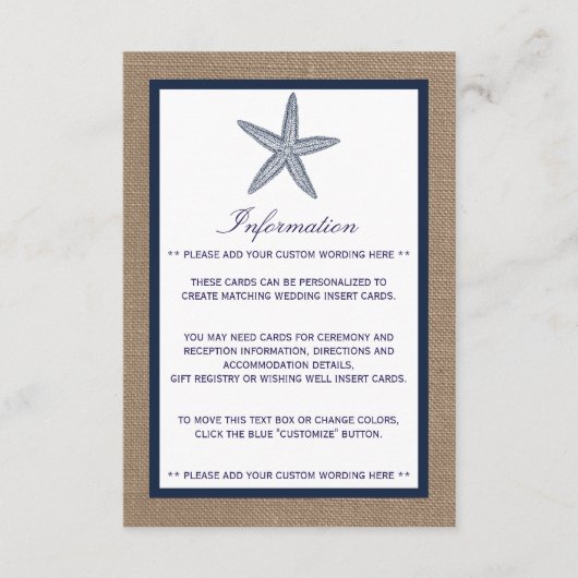 Het Collectie van de marineslankerende strandbruil Informatiekaartje (Voorkant)