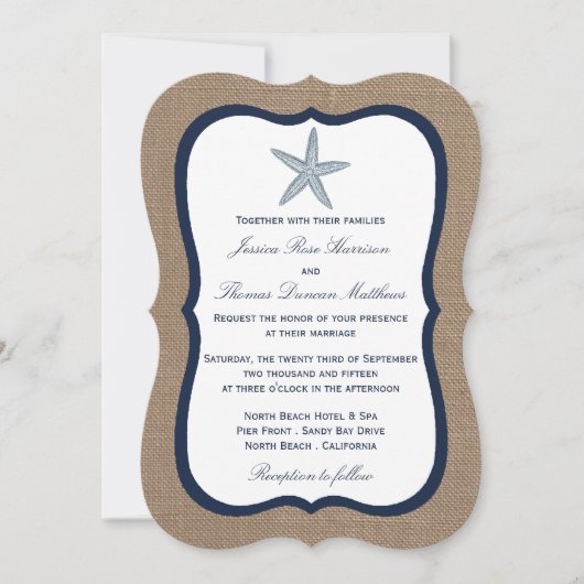 Het Collectie van de marineslankerende strandbruil Kaart (Voorkant)