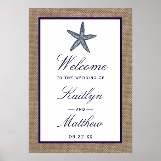 Het Collectie van de marineslankerende strandbruil Poster (Voorkant)