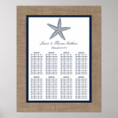 Het Collectie van de marineslankerende strandbruil Poster (Voorkant)