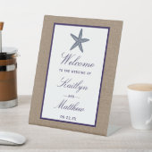 Het Collectie van de marineslankerende strandbruil Reclamebord Met Voetstuk (Insitu)