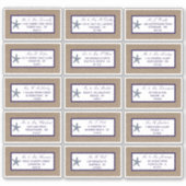 Het Collectie van de marineslankerende strandbruil Sticker (Voorkant)