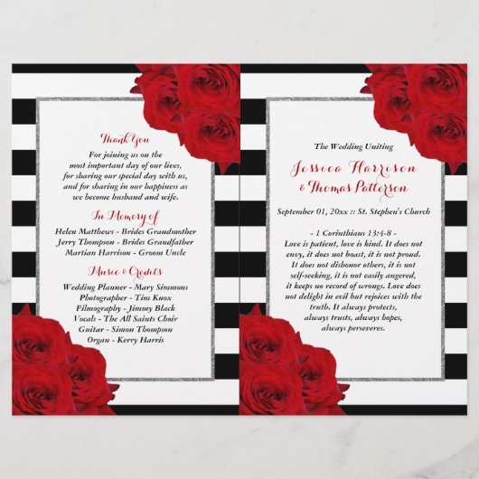 Het Collectie van de moderne Luxe bruiloft - Rode  (Voorkant)