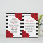 Het Collectie van de moderne Luxe bruiloft - Rode  (Staand voorkant)