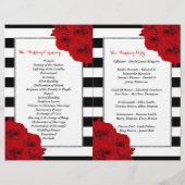 Het Collectie van de moderne Luxe bruiloft - Rode  (Achterkant)