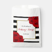 Het Collectie van de moderne Luxe bruiloft - Rode Bedankzakje (Voorkant)