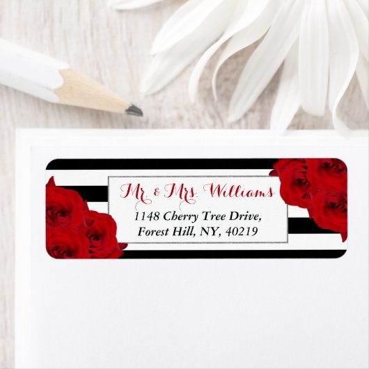 Het Collectie van de moderne Luxe bruiloft - Rode  Etiket (Insitu)