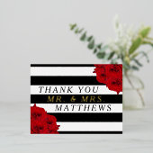 Het Collectie van de moderne Luxe bruiloft - Rode  Folie Uitnodiging Briefkaart (Staand Voorkant)