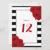 Het Collectie van de moderne Luxe bruiloft - Rode  Kaart (Achterkant)