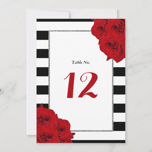 Het Collectie van de moderne Luxe bruiloft - Rode  Kaart (Achterkant)