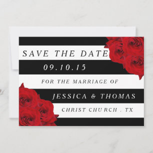 Het Collectie van de moderne Luxe bruiloft - Rode Save The Date
