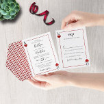Het Collectie van de Monogram-spelkaart All In One Uitnodiging<br><div class="desc">Geniet in stijl met deze moderne en zeer trendy allemaal in één trouwuitnodiging met een eenvoudige traan van RSVP. Dit ontwerp is gemakkelijk te personaliseren met uw speciale gebeurtenisformulering en uw gasten zullen enthousiast zijn wanneer zij deze geweldige uitnodigingen ontvangen.</div>