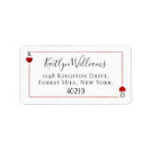 Het Collectie van de Monogram-spelkaart Etiket (Voorkant)