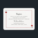 Het Collectie van de Monogram-spelkaart Informatiekaartje<br><div class="desc">Geniet in stijl met deze stijlvolle en zeer trendy trouwrecepten. Dit ontwerp is gemakkelijk te personaliseren met uw speciale gebeurtenisformulering en uw gasten zullen enthousiast zijn wanneer zij deze geweldige kaarten ontvangen.</div>