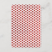 Het Collectie van de Monogram-spelkaart Informatiekaartje (Achterkant)