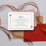 Het Collectie van de Monogram-spelkaart Informatiekaartje<br><div class="desc">Geniet in stijl met deze stijlvolle en zeer trendy trouwrecepten. Dit ontwerp is gemakkelijk te personaliseren met uw speciale gebeurtenisformulering en uw gasten zullen enthousiast zijn wanneer zij deze geweldige kaarten ontvangen.</div>