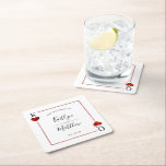 Het Collectie van de Monogram-spelkaart Kartonnen Onderzetters<br><div class="desc">Vier in stijl met deze elegante en zeer trendy bruiloft onderzetters. Het ontwerp is gemakkelijk te personaliseren met uw eigen formulering en uw familie en vrienden zullen blij zijn wanneer ze deze geweldige onderzetters zien. Overeenkomende objecten vindt u in de collectie.</div>