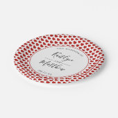 Het Collectie van de Monogram-spelkaart Papieren Bordje (Gekanteld)