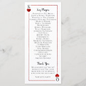 Het Collectie van de Monogram-spelkaart Programmakaart (Achterkant)