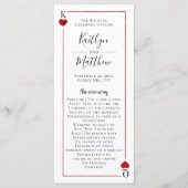 Het Collectie van de Monogram-spelkaart Programmakaart (Voorkant)