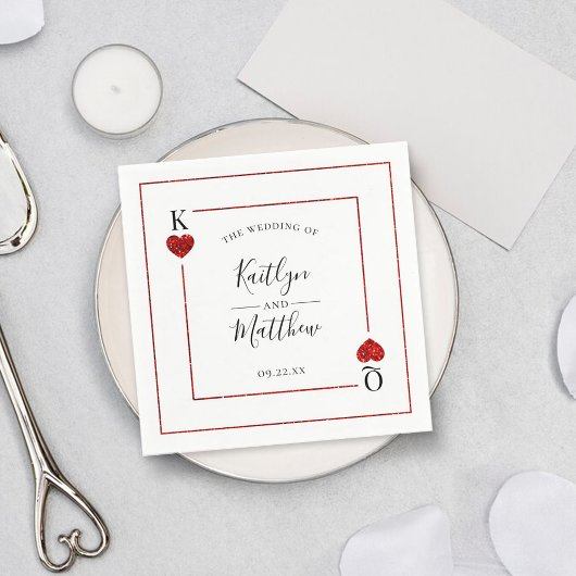 Het Collectie van de Monogram-spelkaart Servet