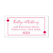 Het Collectie van de Monogram-spelkaart Zelfinktende Stempel (Design)