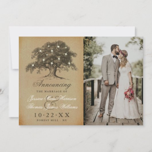 Het  Collectie van de Oak-boom Aankondiging (Voorkant)