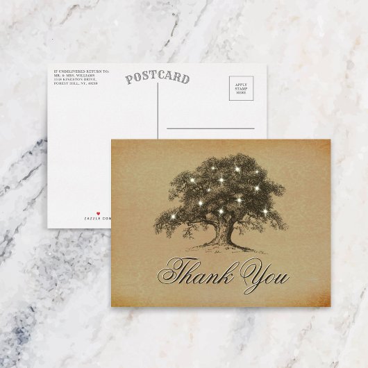 Het  Collectie van de Oak-boom Briefkaart