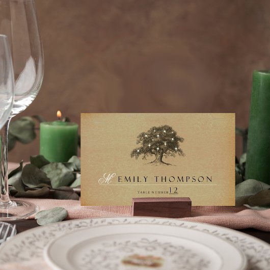 Het  Collectie van de Oak-boom Plaatskaartje