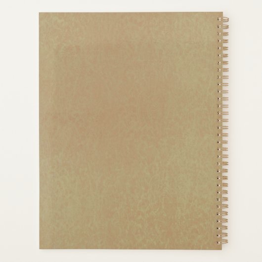 Het  Collectie van de Oak-boom Planner (Achterkant)